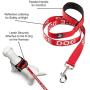 Industrial Puppy Service Dog Vest with Hook and Loop Straps & Matching Service Dog Leash Set - Harnesses from XXS to XXL - Service Dog Harness Features Reflective Patch and Comfortable Mesh Design