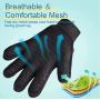 2021 Pair Pet Grooming Glove for Dogs and Cats, Hair Remover, for Long and Medium and Short Fur, Washable, 1 Pair (Right and Left Glove) Included, 1 Size Fits All