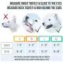 Gentle Muzzle Guard for Dogs - Prevents Biting Unwanted Chewing Safely Secure Comfort Fit - Soft Neoprene Padding – No More Chafing – Included Training Guide Helps Build Bonds Pet