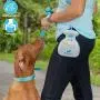 PawpyGo Portable Pooper Scooper (Medium), Dog Poop Scooper, 8 Biodegradable Waste Bags and Dog Leash Clip Included, Sanitary Pet Waste Pick Up, Heavy Duty Dog Waste Cleaner with Bag Dispenser