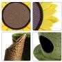 BIGTREE Cat Condo Deluxe Sunflower Cat House with Sisal Cat Climbing Frame Furniture Scratching Post for Kitty Climber House Cat Play Tower Activity Centre for Playing Relax