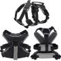 BELPRO Multi-Use Support Dog Harness, Escape Proof No Pull Reflective Adjustable Vest with Durable Handle, Dog Walking Harness for Big/Active Dogs