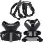 BELPRO Multi-Use Support Dog Harness, Escape Proof No Pull Reflective Adjustable Vest with Durable Handle, Dog Walking Harness for Big/Active Dogs BELPRO Multi-Use Support Dog Harness, Escape Proof No Pull Reflective Adjustable Vest with Durable Handle, Dog Walking Harness for Big/Active Dogs