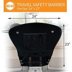 K&H Pet Products Vehicle Door Protector Gray 19'' x 27'' - Protects Your car Doors from pet Scratches