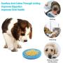 IGC Dog Lick Mat - Red & Blue Dog Licking Mat, Dog Shower Accessories for Distracting, Peanut Butter Lick Mat with Super Suction, Slow Feeder Lick Mat for Dog Grooming, Bathing, and Pet Training
