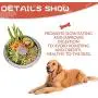 BINGPET Stainless Steel Slow Feed Dog Bowl - 4 Cup Extra Large Pet Slow Feeder, 2 Standard Metal Bowls Fit Elevated Feeders, Eating Bowl, Stops Dog Food Gulping, Dog Food and Water Bowl