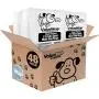 ValueWrap New Disposable Male Dog Diapers, 1-Tab X-Small, 48 Count - Male Wraps, Snag-Free Fastener, Leak Protection, Wetness Indicator
