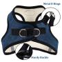 Poohoo 2 Pack Step-in Double Layers Mesh Dog Vest Harness Adjustable for Small Medium Dogs (L(Chest:19.2''-21.7''), Pink and Blue),Poohom Soft Plush Dog Bed,Dog Crate Bed Pet Cushion Pet Pillow Bed Wash