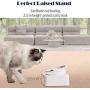 Companet Cat Dog Automatic Water and Food Bowls,Tilted Cat Food Bowl Water Food Bowl Double 0-15°Adjustable Tilted Water and Food Bowl Set,Raised Pet Bowl for Cats or Small Dogs