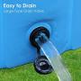POTBY Foldable Pet Swimming Pool, Portable Collapsible Dog Bathing Tub, Round PVC Leakproof Water Pool with Brush, Indoor Outdoor Playing Wash Pond for Puppy, Dogs, Cats