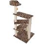 43'' Cat Tree Tower Condo Furniture Scratching Post Pet Play House Leopard Print