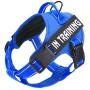 No Pull Dog Harness with Reflective Straps Adjustable Service Dogs Vest with Nylon Handle Easy Control in Training Pet Halters with Hook Oxford Fabric for Small Medium Large Dogs