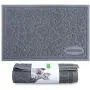 Pet Feeding Mat for Food and Water Large Size(35'' X 23''), Non-Slip Waterproof Dog Food Mat, Easy to Clean Dog Bowl Mat, Unique Star Pattern Pet Feeding Mat for Food and Water Large Size(35'' X 23''), Non-Slip Waterproof Dog Food Mat, Easy to Clean Dog Bowl Mat, Unique Star Pattern