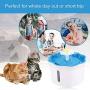 BOBEastal Cat Water Fountain, 2.6L/88oz Pet Water Fountain Super Quiet Automatic Drinking Water Fountain for Cats with 2 Replacement Filters Healthy Hygienic Fresh Water Drinking Bowl for Cats,Dogs
