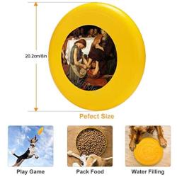 Pet Frisbee Flying Disc Dog Toy - Multifunction Christ Washing Peters Feet Ford Madox Brown