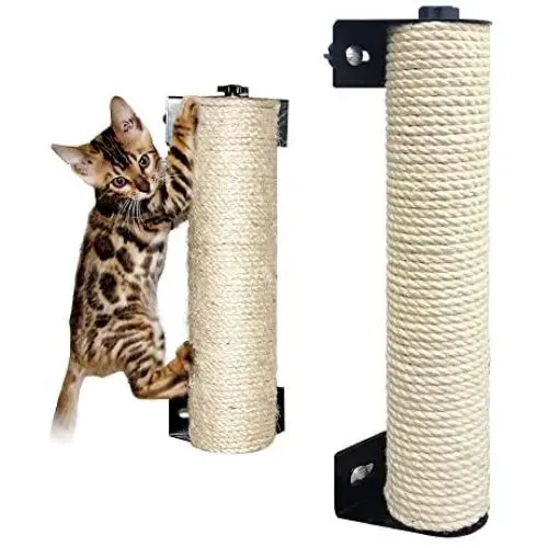 IXI Cat Scratching Post - The Cat Scratching Pole Designed for Cage Cat Scratcher Made by Sisal Cat Cage Scratching Post Cat Furniture IXI Cat Scratching Post - The Cat Scratching Pole Designed for Cage Cat Scratcher Made by Sisal Cat Cage Scratching Post Cat Furniture