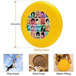 Pet Frisbee Flying Disc Dog Toy - Multifunction Fame Pop Song Illustration