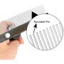ASOCEA Pet Dog Grooming Extra-Large Rake Comb Deshedding Tool Beauty Comb for Medium Large Dogs Golden Retriever Husky German Shepherd