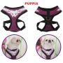 Puppia Authentic Flame Harness, Purple, Small