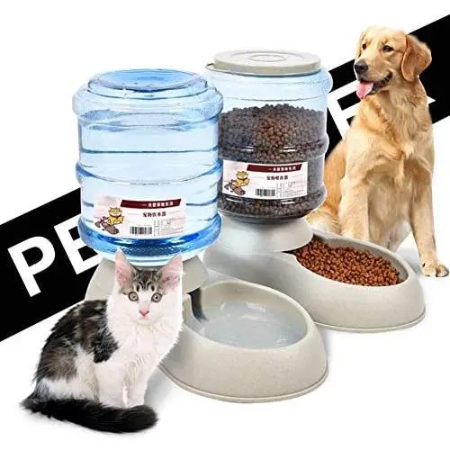 Pet Drinkers Cat Dog Automatic Feeder Drinking Animal Bowl Water Detachable Food Drink Dispenser Fountain Self-Dispensing Waterer Pet Drinkers Cat Dog Automatic Feeder Drinking Animal Bowl Water Detachable Food Drink Dispenser Fountain Self-Dispensing Waterer