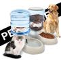 Pet Drinkers Cat Dog Automatic Feeder Drinking Animal Bowl Water Detachable Food Drink Dispenser Fountain Self-Dispensing Waterer