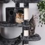 BEWISHOME Large Cat Tree Condo with Sisal Scratching Posts Perches Houses Hammock, Cat Tower Furniture Kitty Activity Center Kitten Play House MMJ03