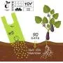 Vitervi Dog Poop Bags, Home Compostable Doggie Waste Bags with Dispenser and Leash Clip, Extra Thick Strong Doggie Waste Bags with Tie Handles, Vegetable-Based, Unscented Doggy Bags Refill Rolls