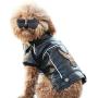 Cuteboom Dog Winter Coat Pu Leather Motorcycle Jacket for Dog Pet Clothes Leather Jacket, Waterproof (XS) Cuteboom Dog Winter Coat Pu Leather Motorcycle Jacket for Dog Pet Clothes Leather Jacket, Waterproof (XS)
