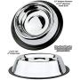 Estilo Stainless Steel Dog Bowls, 32 Oz (Set of 2)