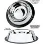 Estilo Stainless Steel Dog Bowls, 32 Oz (Set of 2)