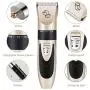HATALKIN Dog Clippers, Professional Low Noise Rechargeable Pet Hair Grooming Clippers Kit Cordless Electric Clipper Shaver for Small Large Dogs Cats Animals (Silver) HATALKIN Dog Clippers, Professional Low Noise Rechargeable Pet Hair Grooming Clippers Kit Cordless Electric Clipper Shaver for Small Large Dogs Cats Animals (Silver)