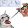 KISEER Pet Pill Dispenser, 2 Pcs Dog Pill Gun Shooter Tablet Soft Tip Syringe Pet Medical Feeding Tool Kit for Dogs Cats Small Animals (Green and Red)