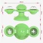 mosa store Pinwheel cat Toy with Led Ball and Catnip Ball, Funny cat Pinwheel Ball, Tickling Sucker Toy Interactive Chewing Toy