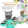 Anthony Bishop Windmill-Cat-Toy,Pet Interactive Training Teasing Toys