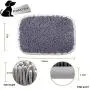 Snuffle Mat for Dogs 17 x 21 Dog Snuffle Mat with Powerful Anti-Slip Suckers Interactive Dog Food Training Mat for Natural Foraging Skills and Stress Relief - Durable and Machine Washable