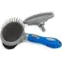 Friends Forever Dual Side 2 in 1 Pet Grooming Combo - Deshedding, Pin Bristle Dog Brush + Undercoat Rake & Comb Dogs Cat, Pet Supplies Tool Kit