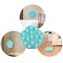 BonFook Lick Mat for Dogs, Silicone Shower Dog Lick Mat Distraction Silicone Lick Pad Bath Licking Bowl with Suction Function On The Back