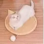 Cat Scratcher Mat, 16.1 X 15.3 Inch Natural Sisal Cat Scratch Pad, Anti-Slip Suction Cups, Attach on Windows, Includes Catnip Cat Scratcher Mat, 16.1 X 15.3 Inch Natural Sisal Cat Scratch Pad, Anti-Slip Suction Cups, Attach on Windows, Includes Catnip