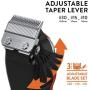 Wahl Professional Animal Deluxe U-Clip Pet, Dog, & Cat Clipper & Grooming Kit (#9484-300), Red and Chrome