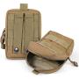 RubRab Tactical Dog Harness Vest with Handle Military Working Training Molle Vest with Metal Buckles & Loop Panels Free Bungee Dog Leash