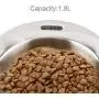 SKYMEE Stainless Steel Weighing Pet Bowl, LCD Digital Kitchen Food Scale of Grams/LB/OZ/ML Removable Bowl for Dog Cat, Large SKYMEE Stainless Steel Weighing Pet Bowl, LCD Digital Kitchen Food Scale of Grams/LB/OZ/ML Removable Bowl for Dog Cat, Large