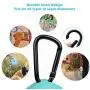 Dog Poop Bags Dispenser with Built-in LED Flashlight and Leash Clip, Home Compostable Pet Waste Bags, Leak-Proof, Eco-Friendly Poop Bags for Dogs