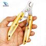 DeluxeZilla Bamboo Pet Animal Nail Clippers for Dogs and Cats, Trimmers & Blades, Easy to Use, Enviromentally Friendly, Durable