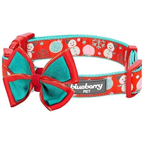 Blueberry Pet 10+ Designs Christmas Festival Dog Collars, Slide Accessories