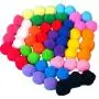 PET SHOW 1.8'' Soft Cat Toy Balls Kitten Toys Pompon Ball Assorted Color