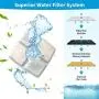 Tiumiso EZMioo Cat Water Fountain Filters, Pet Fountain Filter Triple Filtration System Replacement Filter, Concentrated Carbon Technology Filters for Automatic Flower Water Dispense (8pack, 8pack)