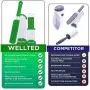 WELLTED 2021 Updated Pet Hair Remover Brush - Lint Brush - Fur Remover - Fur & Lint Removal - Dog & Cat Hair Remover - Double-Sided Brush with Self-Cleaning Base - for Furniture Clothing Car Seat WELLTED 2021 Updated Pet Hair Remover Brush - Lint Brush - Fur Remover - Fur & Lint Removal - Dog & Cat Hair Remover - Double-Sided Brush with Self-Cleaning Base - for Furniture Clothing Car Seat