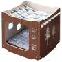 FVANF Wooden Cat House, Cat Condo with Hammock, Stackable, Cat Cube Room, Splicing Cat Climbing Combination, Cute Pet Cat Bed with Soft Cushions FVANF Wooden Cat House, Cat Condo with Hammock, Stackable, Cat Cube Room, Splicing Cat Climbing Combination, Cute Pet Cat Bed with Soft Cushions