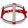 LLOVELYY Puppy Dog Harness Rhinestone Pet Cat Vest Harnesses For Small Medium Dogs