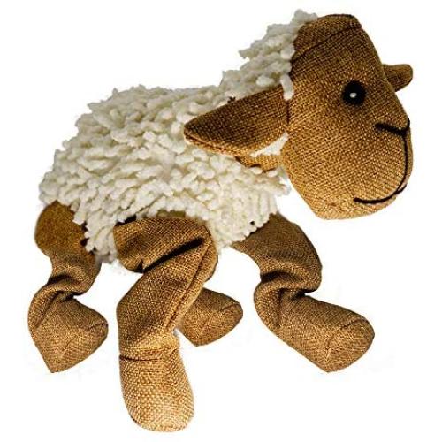 365 Pet Stuffed Dog Toys – Sheep Dog Chew Toy – Non-Toxic Cotton Durable Dog Toys – Funny and Cute Plush Dog Toys – Machine Washable and Safe – Squeaky Dog Toys